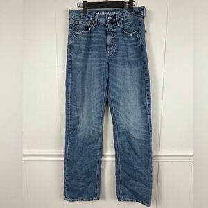 American Eagle Outfitters Men's Light Blue Straight Jeans